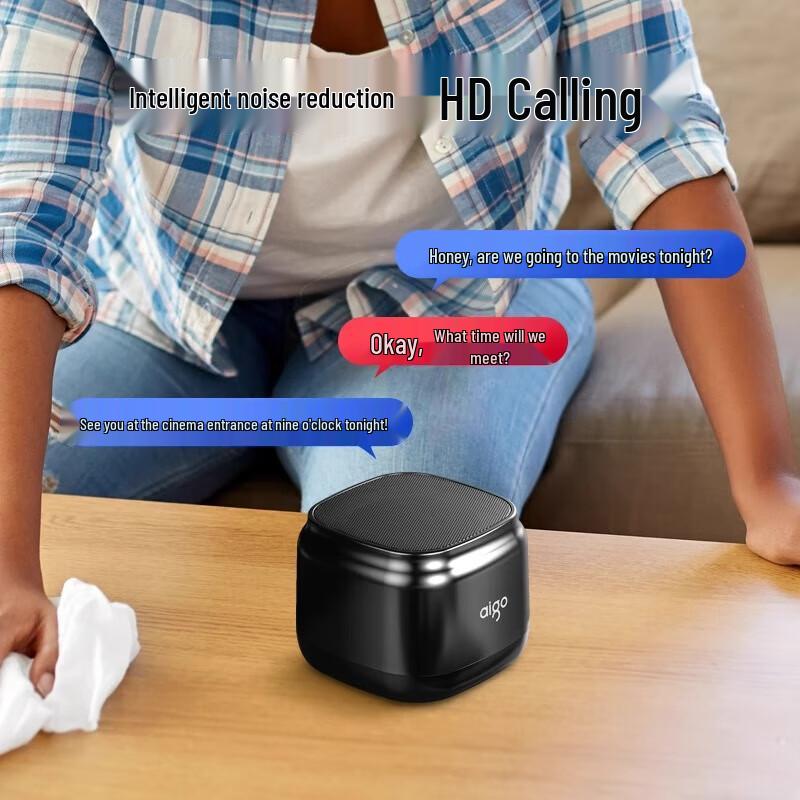 aigo T36 Portable AI Voice Smart Bluetooth Speaker