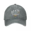 Винтажная бейсболка Snapback Hats Эволюция денег Летняя кепка Hats Bitcoin Blockchain Crypto Btc Washed Casquette Vintage