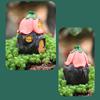 Mushroom Flower Pinecone House Resin Decoration Garden Mushroom Outdoor Mushroom Figurines