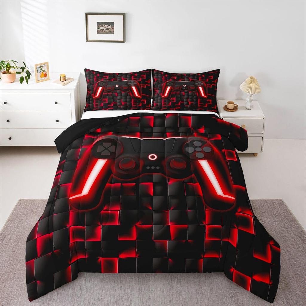 Kawaii Bedding Set Twin,2 Piece Star Moon Galaxy Comforter Set for Boys,Aesthetic Bed Set Star Space Down Comforter,Soft Reversible Starry S
