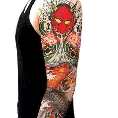 Наклейка-татуировка GM Living с длинным рукавом, QB-3025, 2 шт.