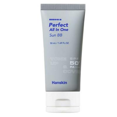 A0543  HANSKIN Perfect All-in-One Солнечный BB-крем SPF50 PA+++ 50 мл