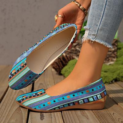 Новое поступление 2025 Женские туфли с острым носком, красивые и модные летние туфли, плоские балетки, удобные повседневные женские туфли