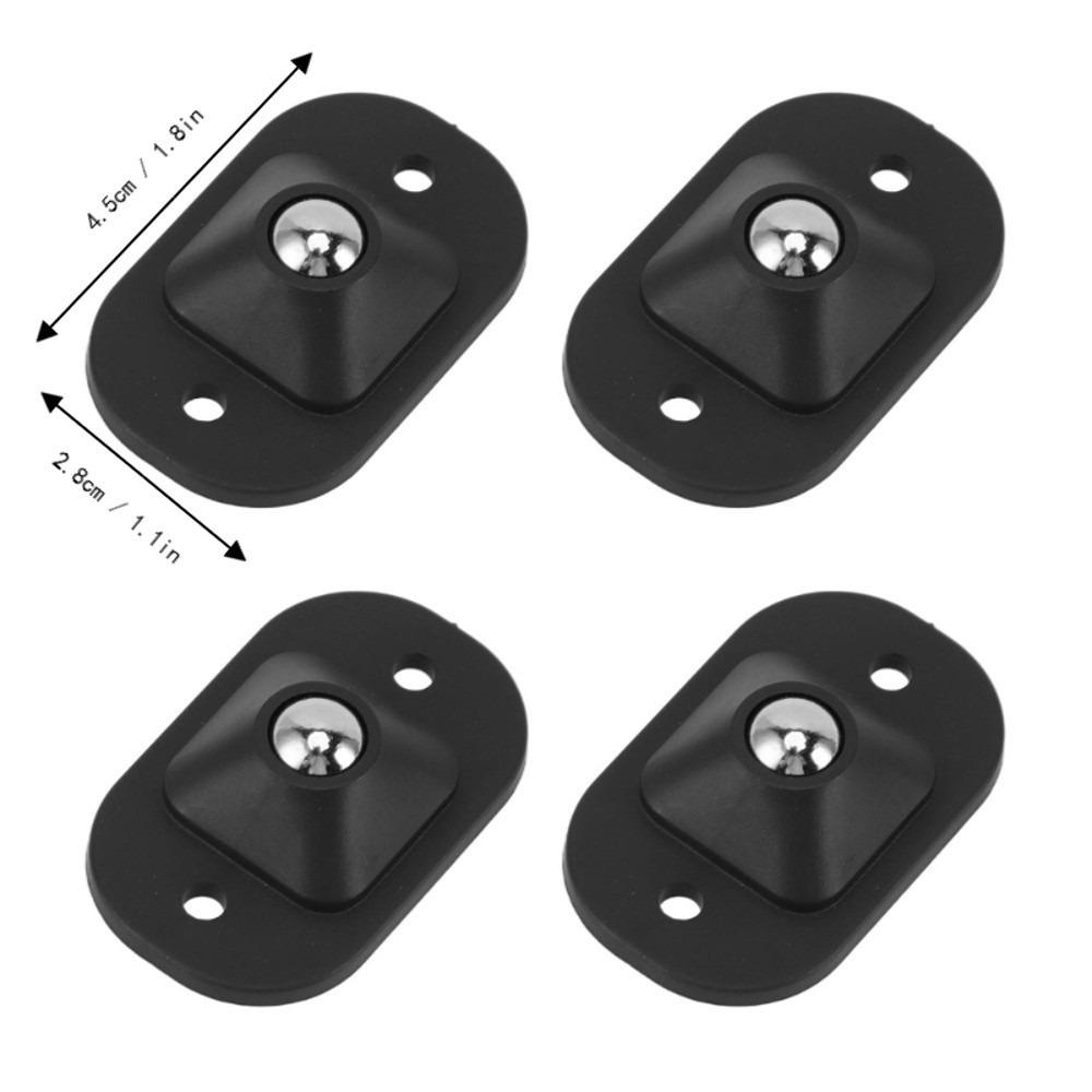 12pcs Smooth Rotation Self Adhesive Caster Wheels Easy Install Slider Rollers Air Fryer