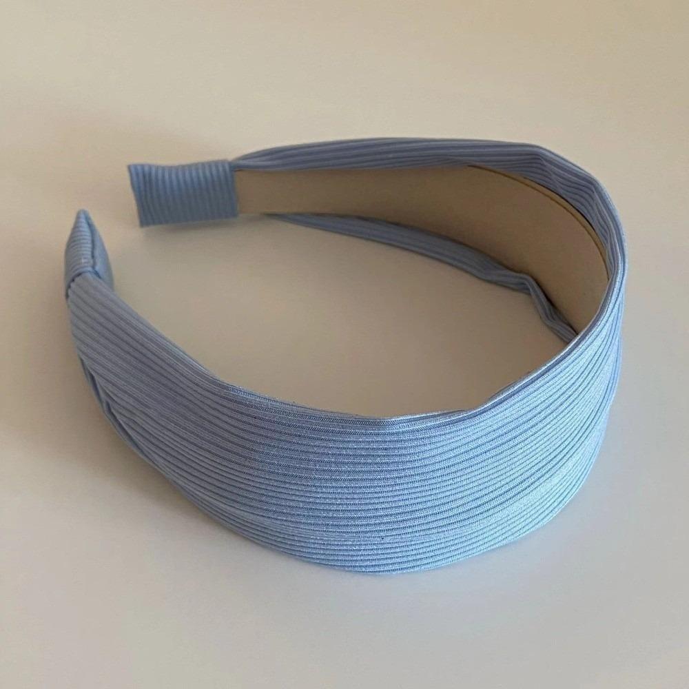 Wide Edge Design Wide Edge Headband Soft Solid Color Headband Elegant Knitting Headband for Women