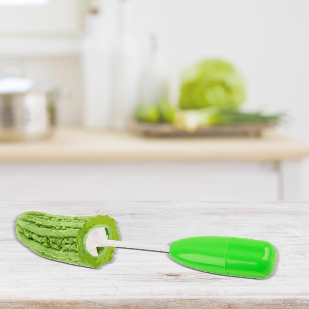 4PCS/Set Veggie Corkscrew Replaceable Vegetable Spiral Cutter Digging Tool with Replaceable Head