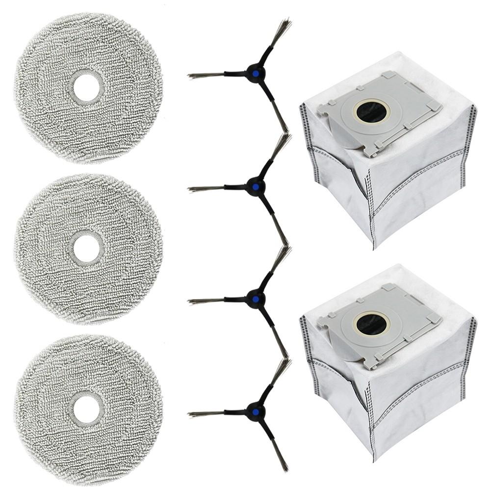Robot Vacuum Cleaner Parts Mop Cloth Dust Bag Side Brush for ECOVACS For MINI