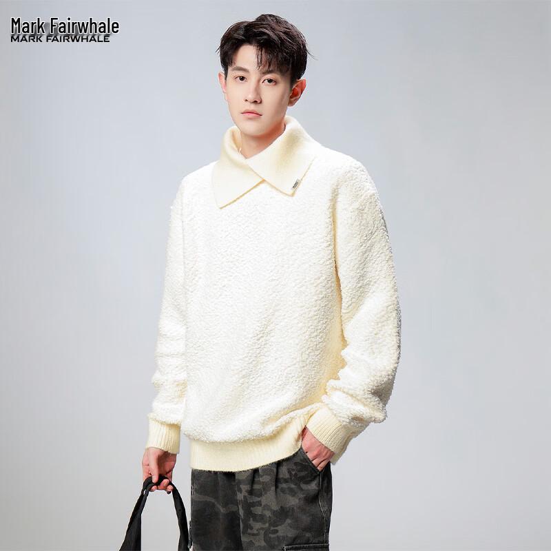 MARK FAIRWHALE Men's Japanese Style Casual Knit Pullover