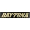 Motorcycle Sticker Brand Logo DAYTONA Square 150 X 30mm Black/Gold Letters 21273