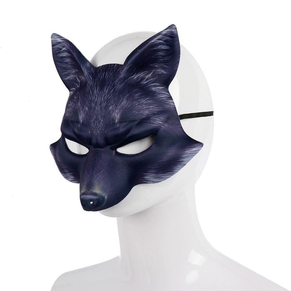 Animal Cosplay Mask EVA Half Face Cover Sexy Fox Mask Halloween