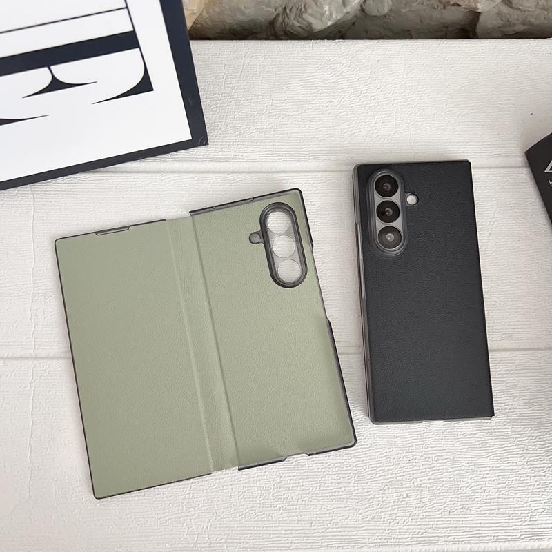 Чехол-книжка из ПУ-кожи с защитой камеры для Samsung Galaxy Z Fold 7 6 5, складной чехол для Galaxy Z Fold7