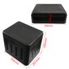 Portable Folding Toilet Kit for RV Camping Outdoor Travel Lightweight PP Material Multi-Purpose as Stool or Storage Black Grey