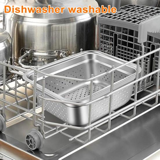 Корзина для хрустящей корзины из нержавеющей стали для OG701, уличный гриль, безопасная посудомоечная машина, жаропрочная 4QT, лоток для фритюрницы большой вместимости