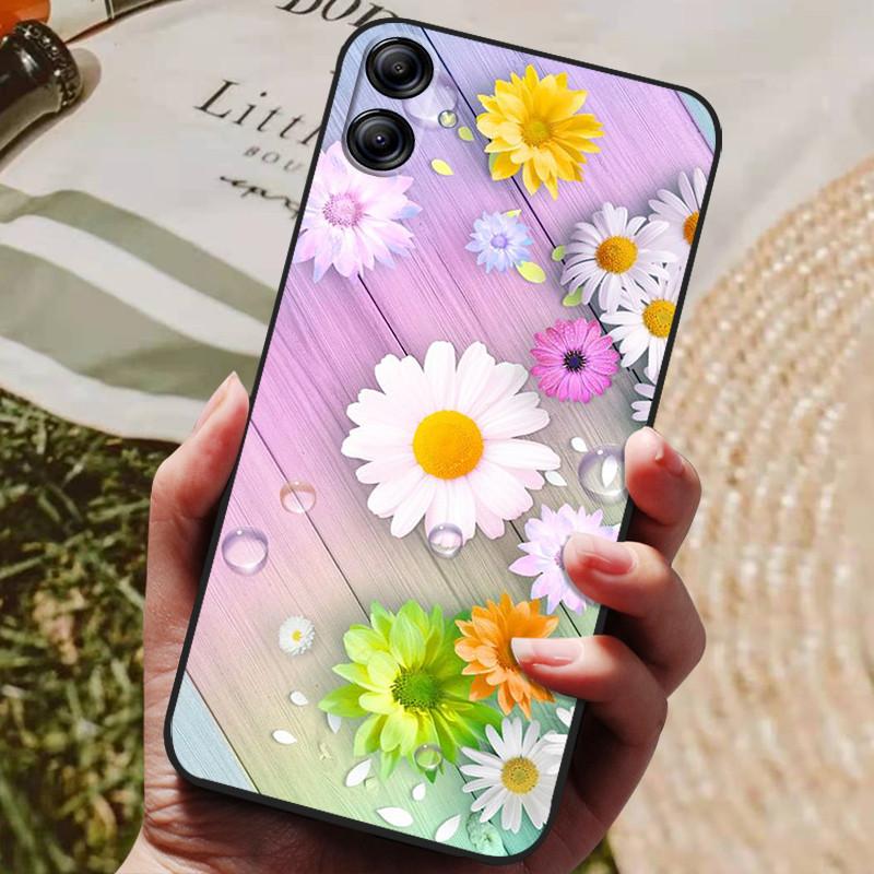 Силиконовый чехол для Samsung Galaxy A06 с милым узором, мягкая TPU накладка для телефона для Samsung Galaxy A06 A 06 SM-A065F, задняя крышка, бампер