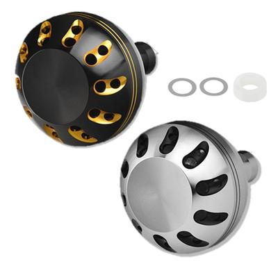 APAGAI Рукоятка из алюминия с ручкой-кнобом Replacement для спиннинговых удилищ Shimano и Daiwa для крупной рыбы, с регулируемой, для дальнего и быстрого вываживания, черная
