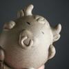 1Pc Chinese Zodiac Pottery Small Tea Pet Handmade Sculpture Crafts Animal Statue Ornaments Tea Figurine Decoration Tea Set Decor