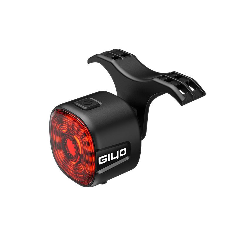 GIYO Night Cycling Safety Bicycle Rear Light Bike USB Charge Taillight MTB Waterproof LED Smart Brake Sensing Bike Flash Lamp 7