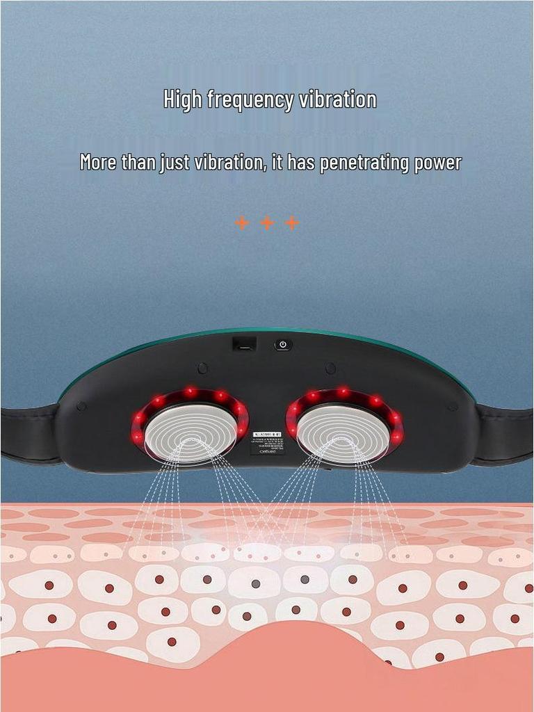 Wireless Heated Abdominal Massager Belt for Belly and Waist