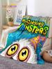 Игра Singing Monsters Мультяшное Мягкое Одеяло Теплое Плед для Пикника Кровати Дивана Дома Спальни Детей