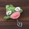 Backpack Pendant Stuffed Animals Big Mouth Frog Doll Plush Keychain Plush Keyring Stuffed Toys
