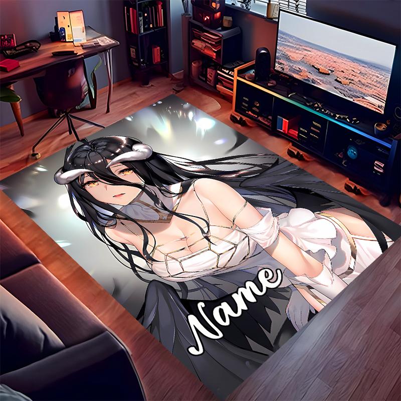 Custom personalization Overlord Print Area Rug - Soft, Washable Non-Slip Indoor Mat,Living Room,Home&Office Decorative Rug