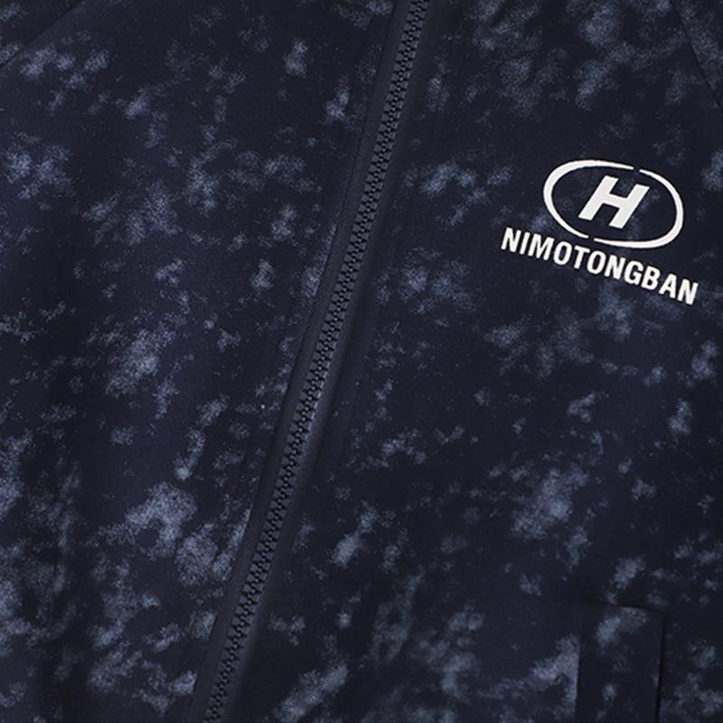 Boys' Long Sleeved Three Piece Set - Navy Blue Baseball Jersey - jacket+T-shirt+pants - Baby Fashion Clothing - Size S-3XL