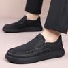 High Quality Handmade Stitched Comfortable Casual Leather Shoes Brand Business Versatile Commuting Shoes Fashionable Men Loafers