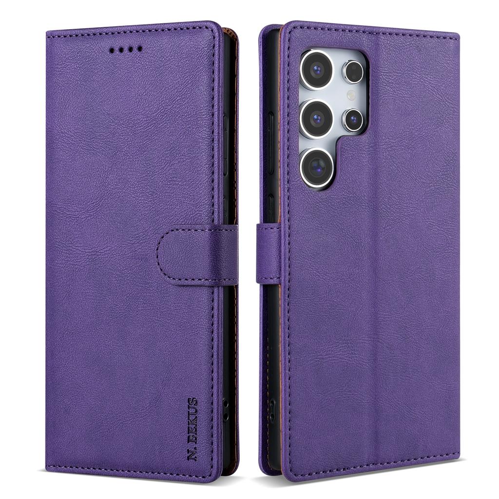 N.BEKUS CSJ-001 For Samsung Galaxy S26 Ultra Stand Case PU Leather Wallet Phone Cover
