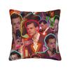 Harrys Styles Singer Pillowcase Soft Polyester Cushion Cover Decorations  Pillow Case Cover Seater Zippered cm