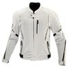 Motorcycle Protective Half Mesh Jacket Light Gray Black XL [KOMINE] JK-1463 07-1463 Men's