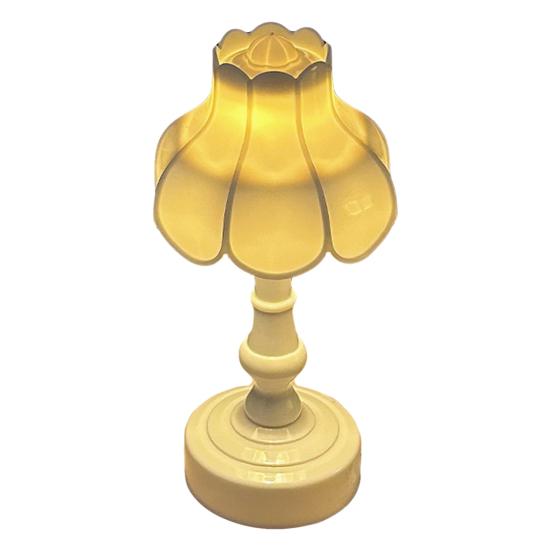 Night Light Mini Flower Shape Soft Glow Warm Light Desk Lamp with Adjustable Brightness Touch Control Portable Table