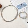 Браслет-ожерелье с бусинами "Ветер" Высококачественная многослойная цепь Легкая роскошь Нишевая эластичная ручная цепочка Цепочка на ключицу