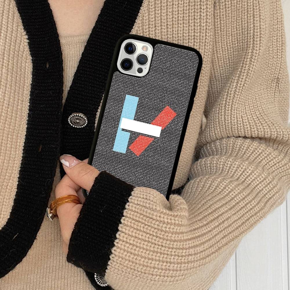 T-Twenty One Pilots Phone Case For IPhone 17 16 Pro Max 11 12 13 14 15 Hard PC+TPU Bracket Back Cover