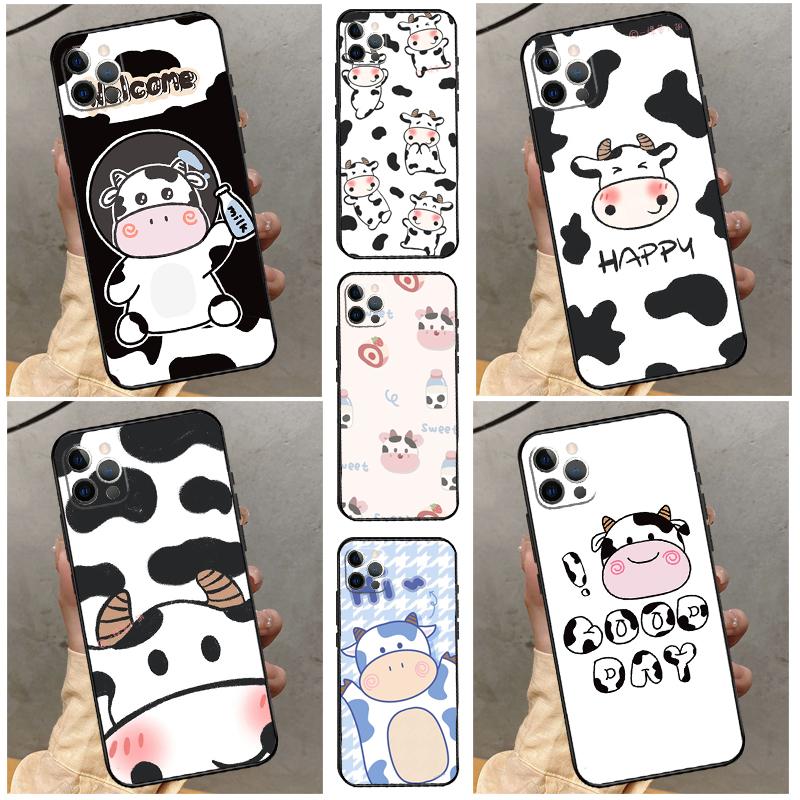 Milk Cow Skin Print Luxury Case For Realme 13 Pro Plus 11 12 14 C71 C75 C55 C51 C53 C25 C63 C61 C65 C67 GT6 GT7 15 Pro