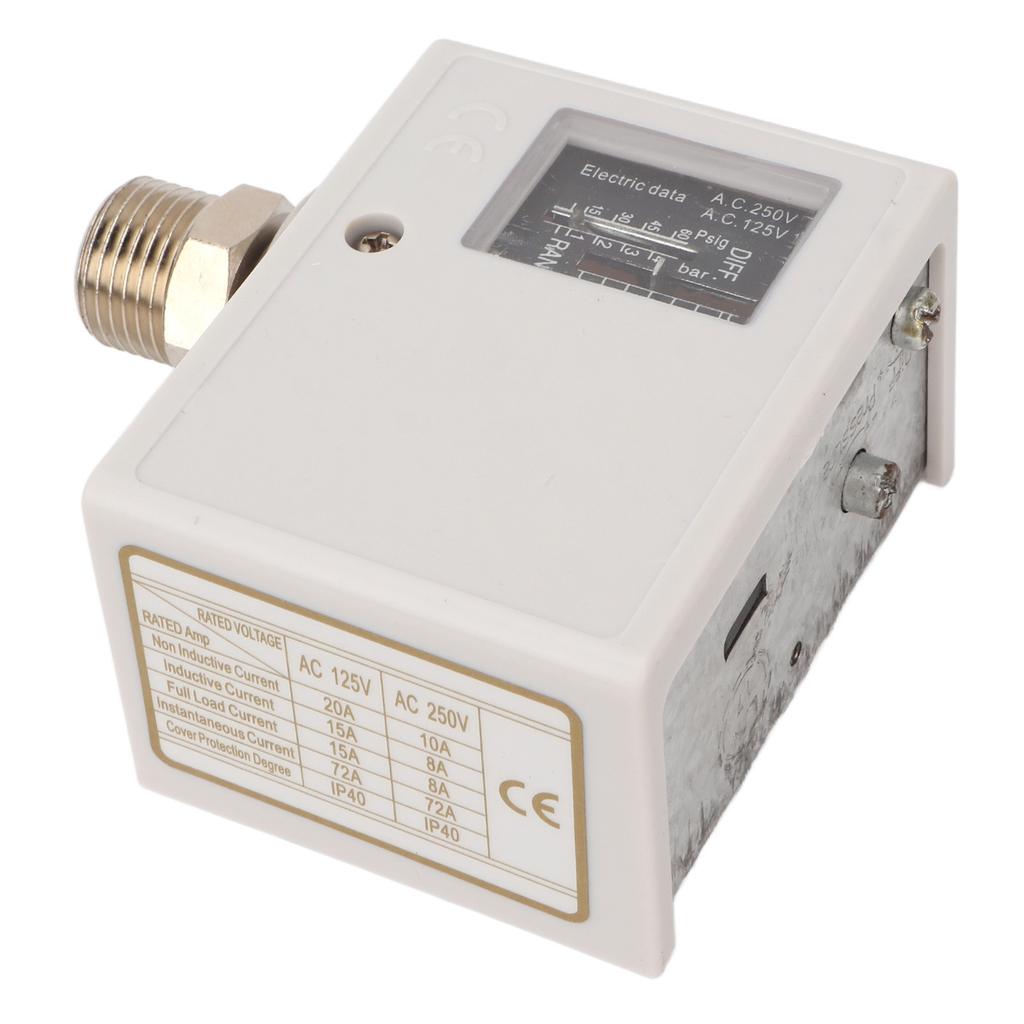 Реле давления воздушного компрессора Латунный сердечник Мелкая резьба Реле давления насоса для скважины для котла Холодный