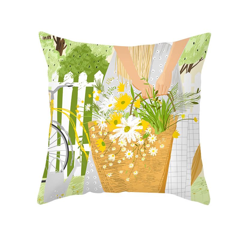 Valentine'S Day Throw Pillow Cover For Home Sofa Armrest Cover Short Plush Printed Cushion Cover For Living Room And Bedroom