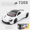 1:32 Scale McLaren 720S Alloy Sports Car Model Diecast Toy Vehicles Metal Simulation Sound Light Model Collection Children Gifts