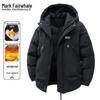Mark Fairwhale Men's Hooded Padded Jacket