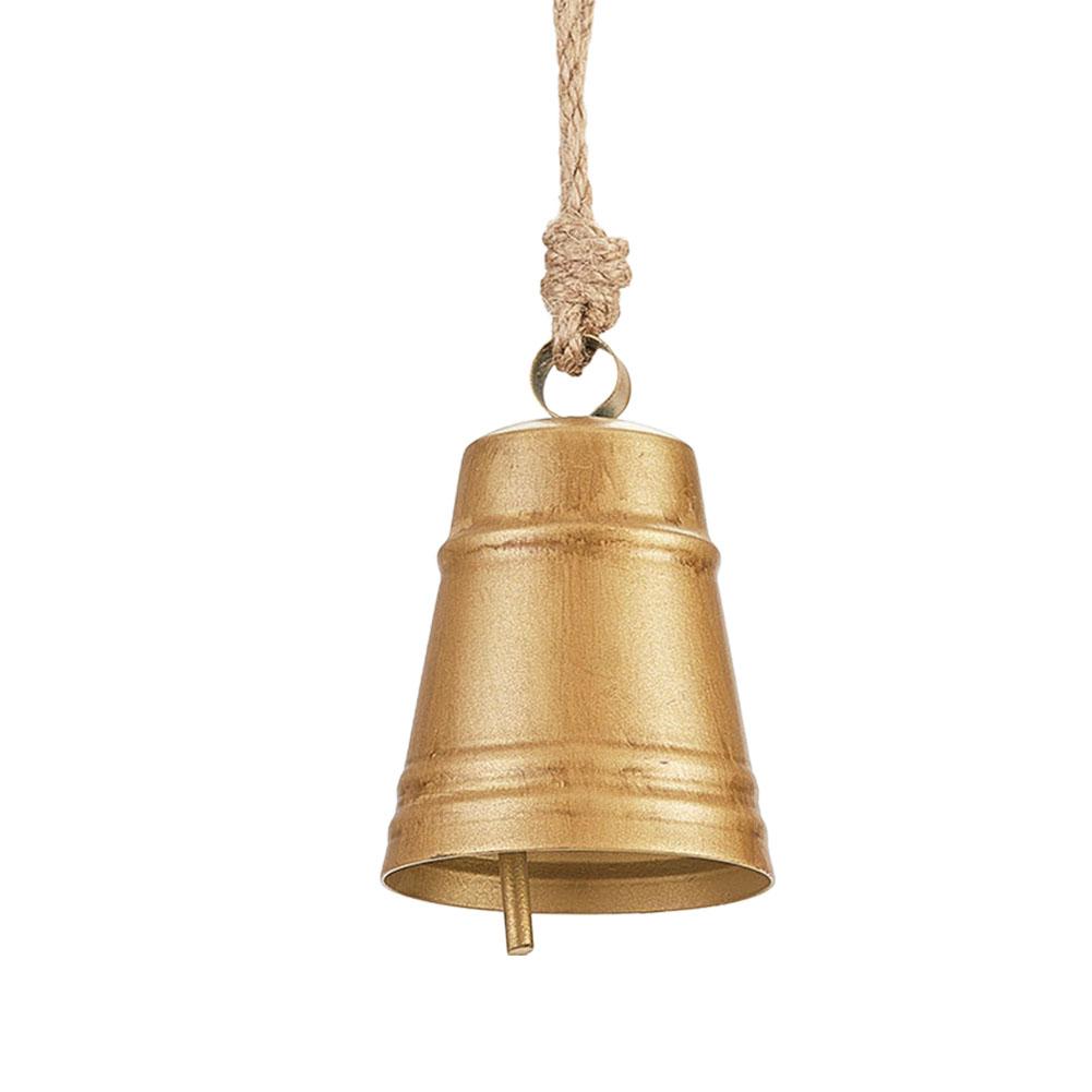 Многофункциональные Ретро Бронзовые Звенящие Конопляные Веревочные Колокольчики Рождественские Украшения Упаковка для Подарков Громкий Звук DIY Праздничные Поделки Украшение