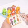 Matching Board Logical Training Game Montessori Animal Matching Game  Classroom Activity
