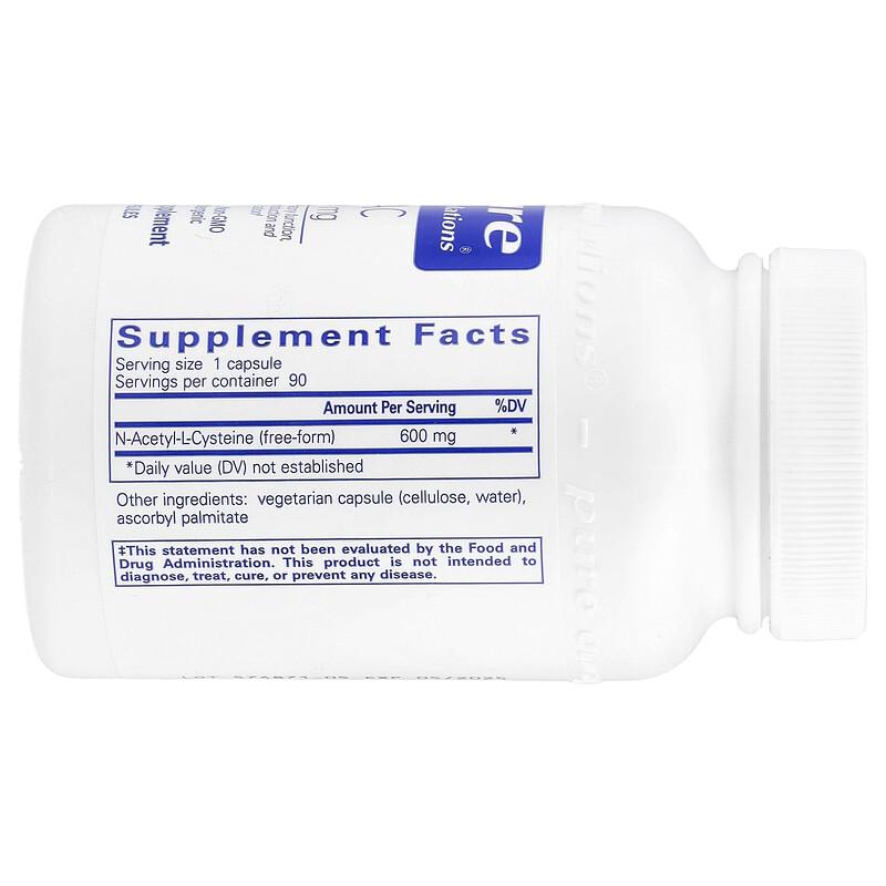 NAC, 600 mg, 90 Capsules