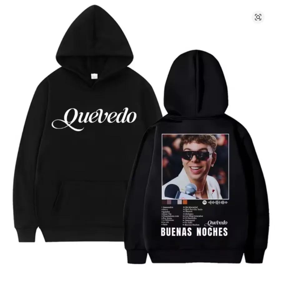 Quevedo Buenas Noches Tour 2025 Album Merch Oversized Women/Men Hoodie Sweatshirt Streetwear13