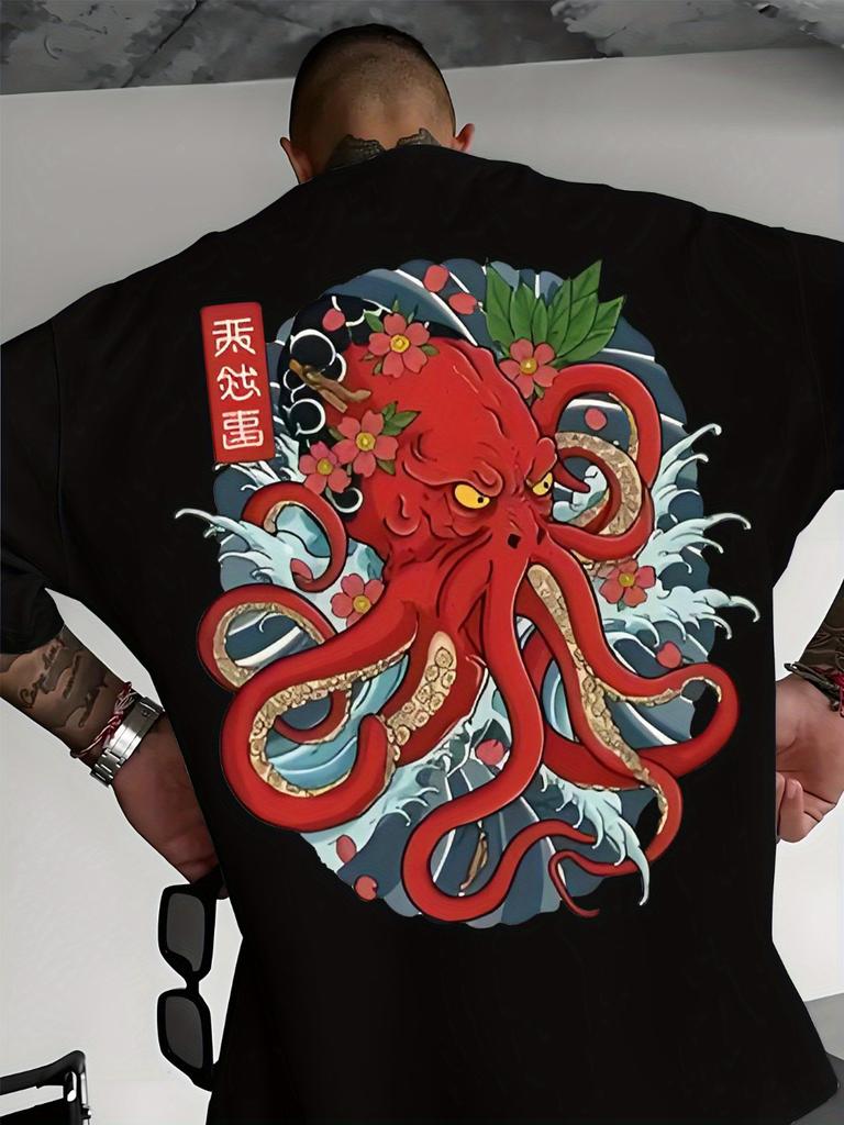 MenS Summer Casual Short Sleeve TShirt Comfortable Printed Crew Neck Tee Slight Stretch Fabric Unisex Men Women AllSeason
