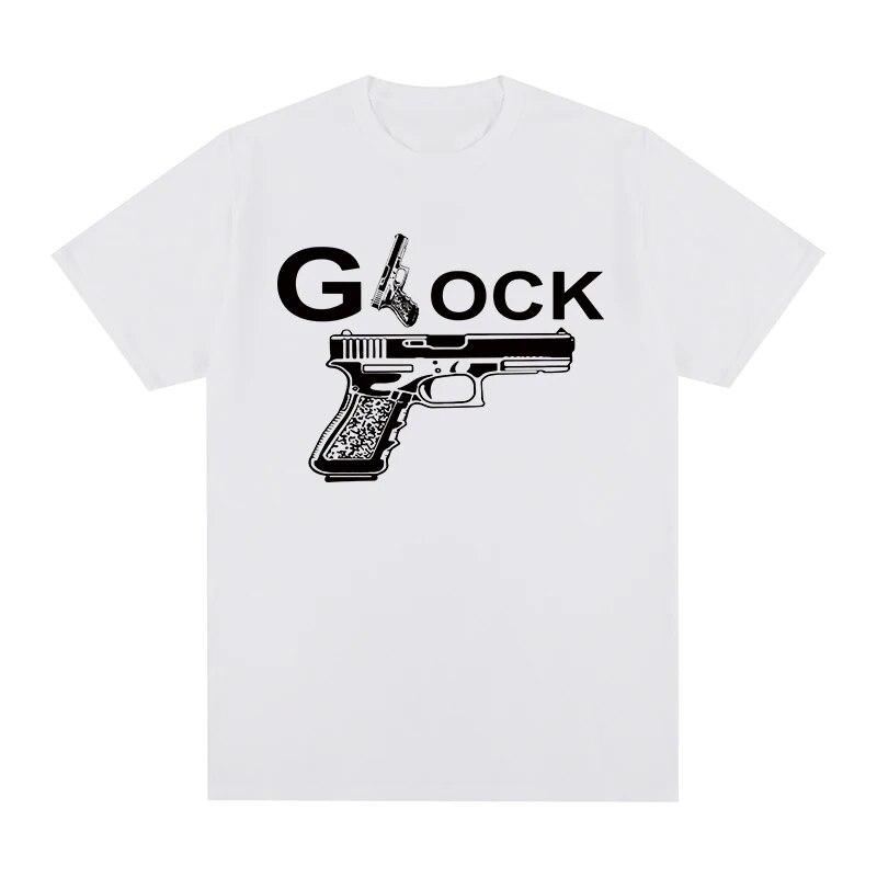 Glock Cool Pistol Weapon Handgun Perfection We Trust T-shirt Cotton Unisex T Shirt New TEE TSHIRT Womens Tops