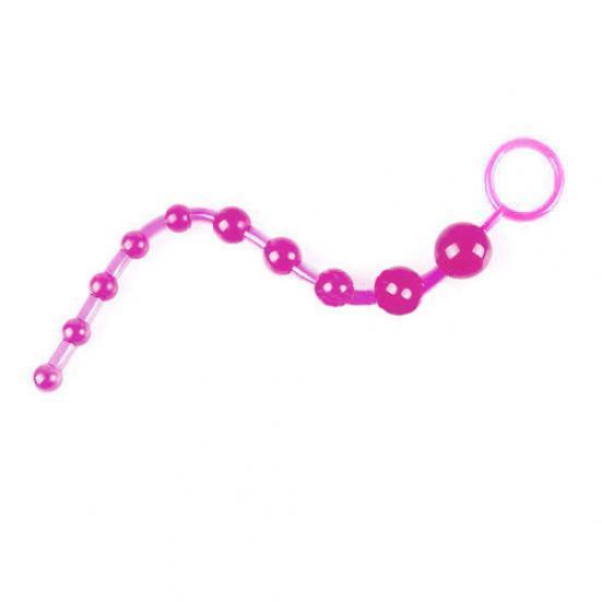 Бусы сексуальная цепь оргазм влагалище Plug Play Pull Ring Ball Jelly Анальный инструмент унисекс