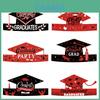 Бумажная шапка для выпускного вечера с цветным дизайном для фотозон и украшений