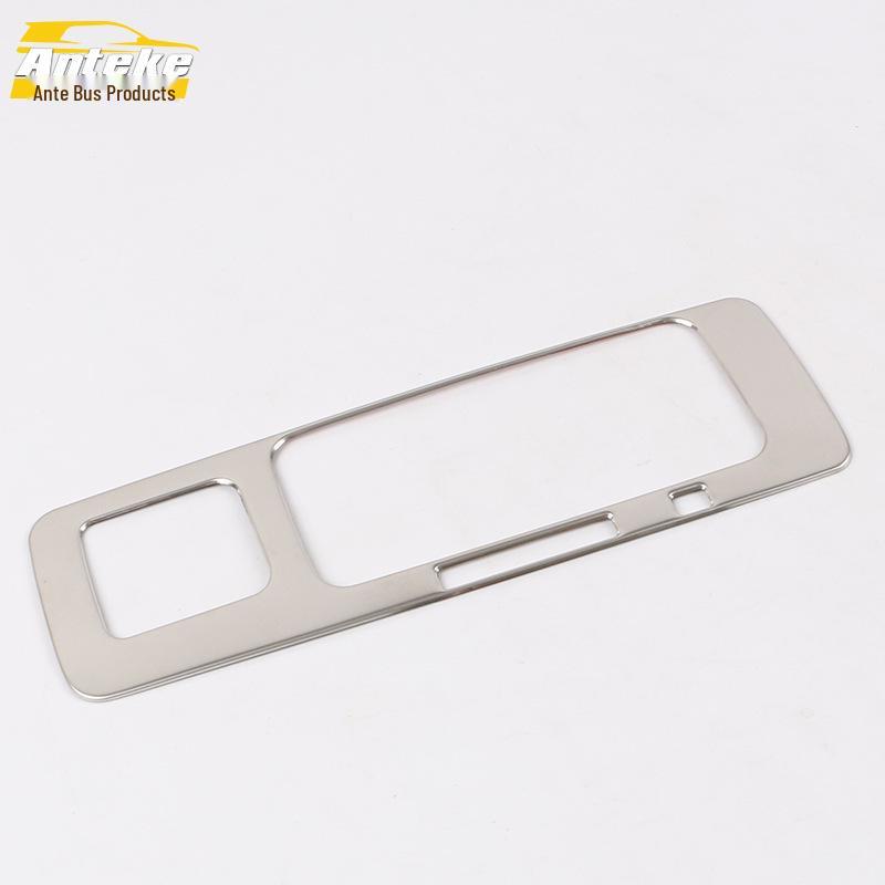 Compatible Gear Shift Sticker for 17 Kuga Models: Includes Decorative Frame, Center Console, Dashboard, Cup Holder, and Accessories.