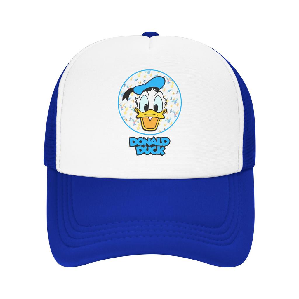 Кепка-Snapback с Дональдом Даком для Мужчин Женщин Охлаждающая Дышащая Сетчатая Боковая Солнцезащитная Кепка Регулируемая Посадка Для Повседневной Носки