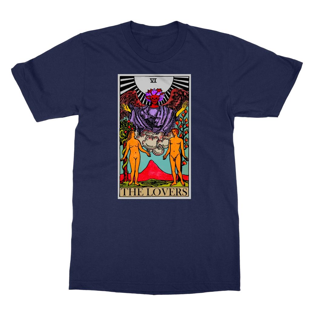 The Lovers Tarot Card Pagan Gothic Men's T-Shirt