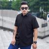 Short Sleeved Shirt Men 'S Business Casual Versatile Professional Clothing Comfortable Loose Fat Man Short Sleeved Shirt 60 -170kg